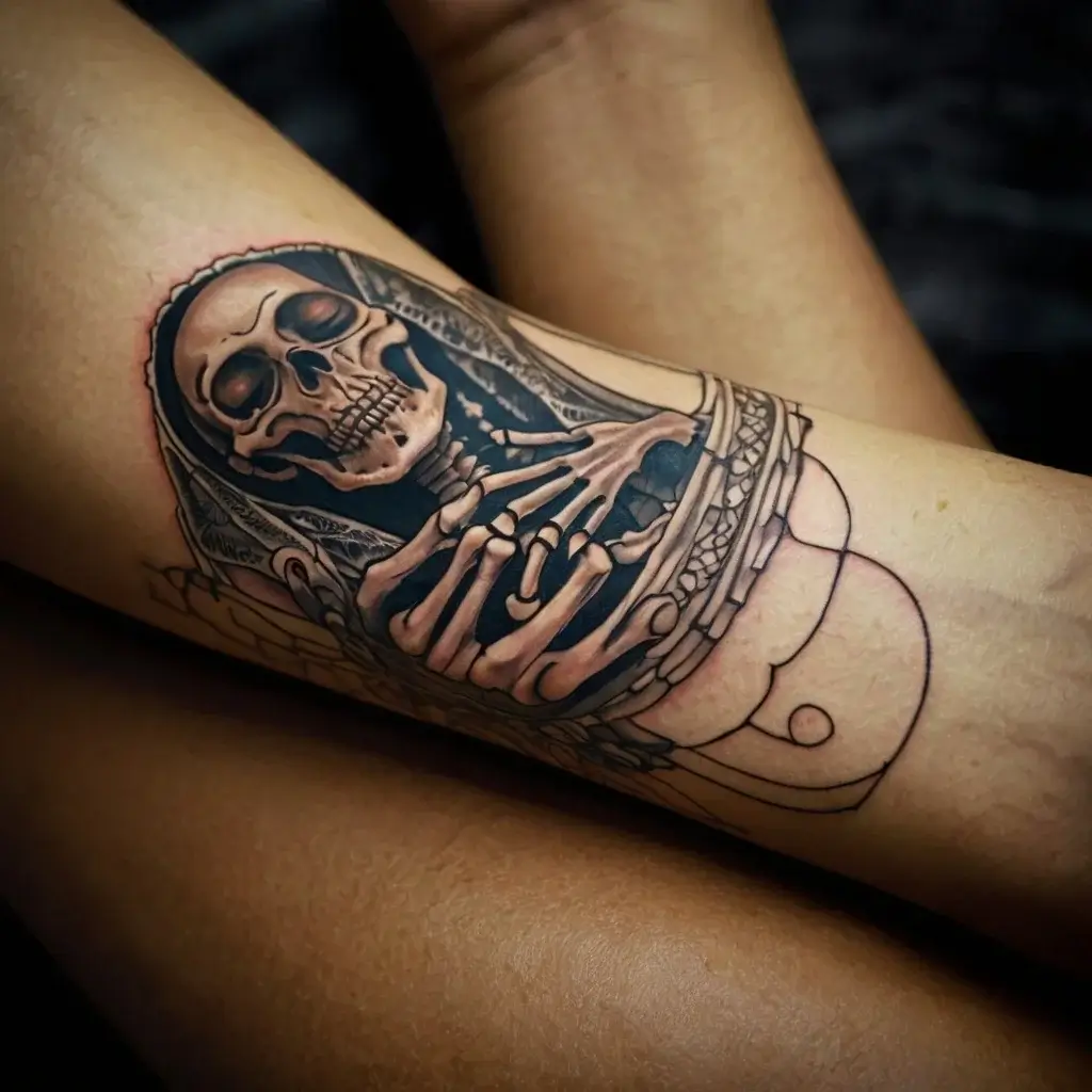 praying skeleton tattoo (57)