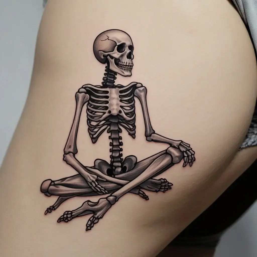 praying skeleton tattoo (64)