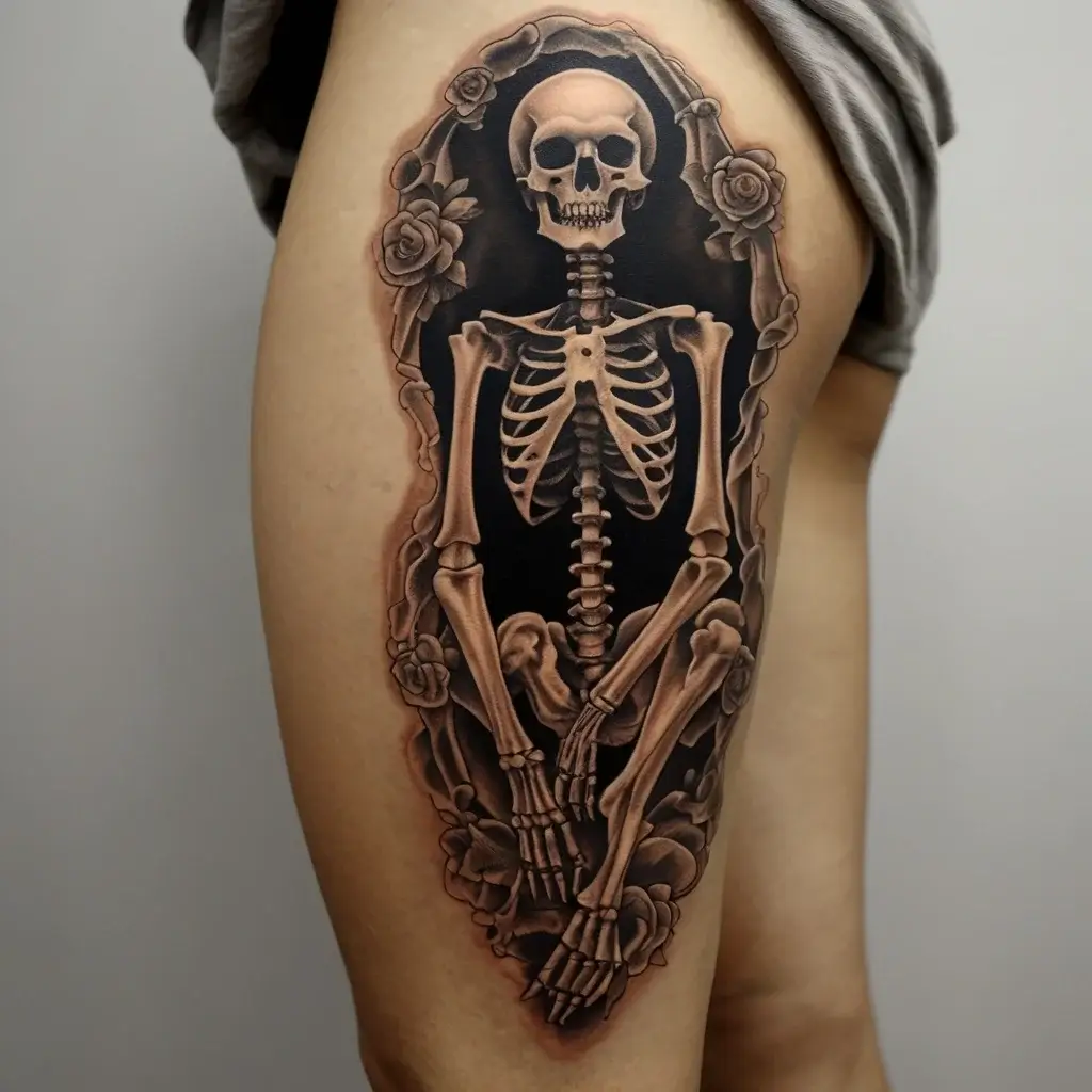 praying skeleton tattoo (66)