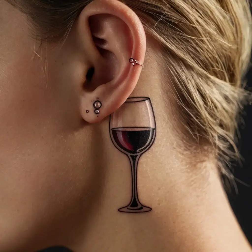 wine glass tattoo (14)