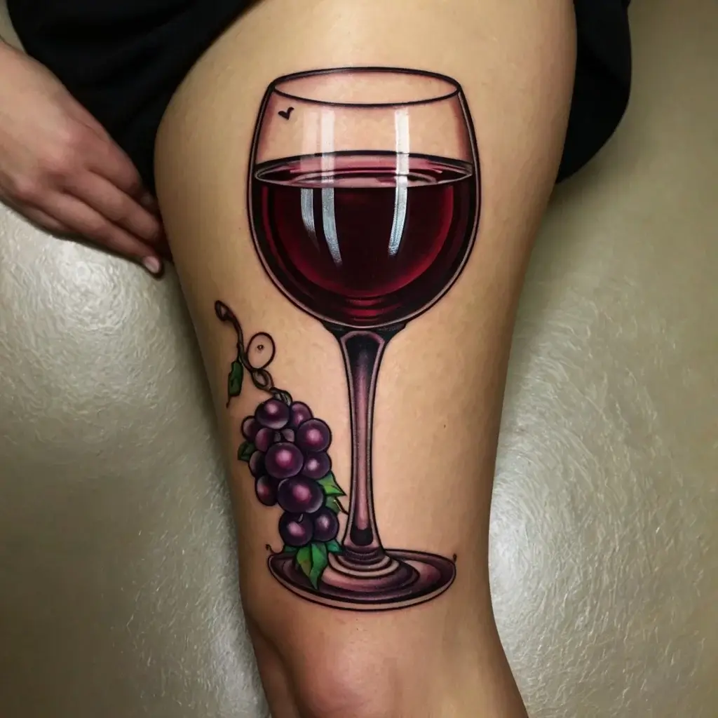 wine glass tattoo (17)