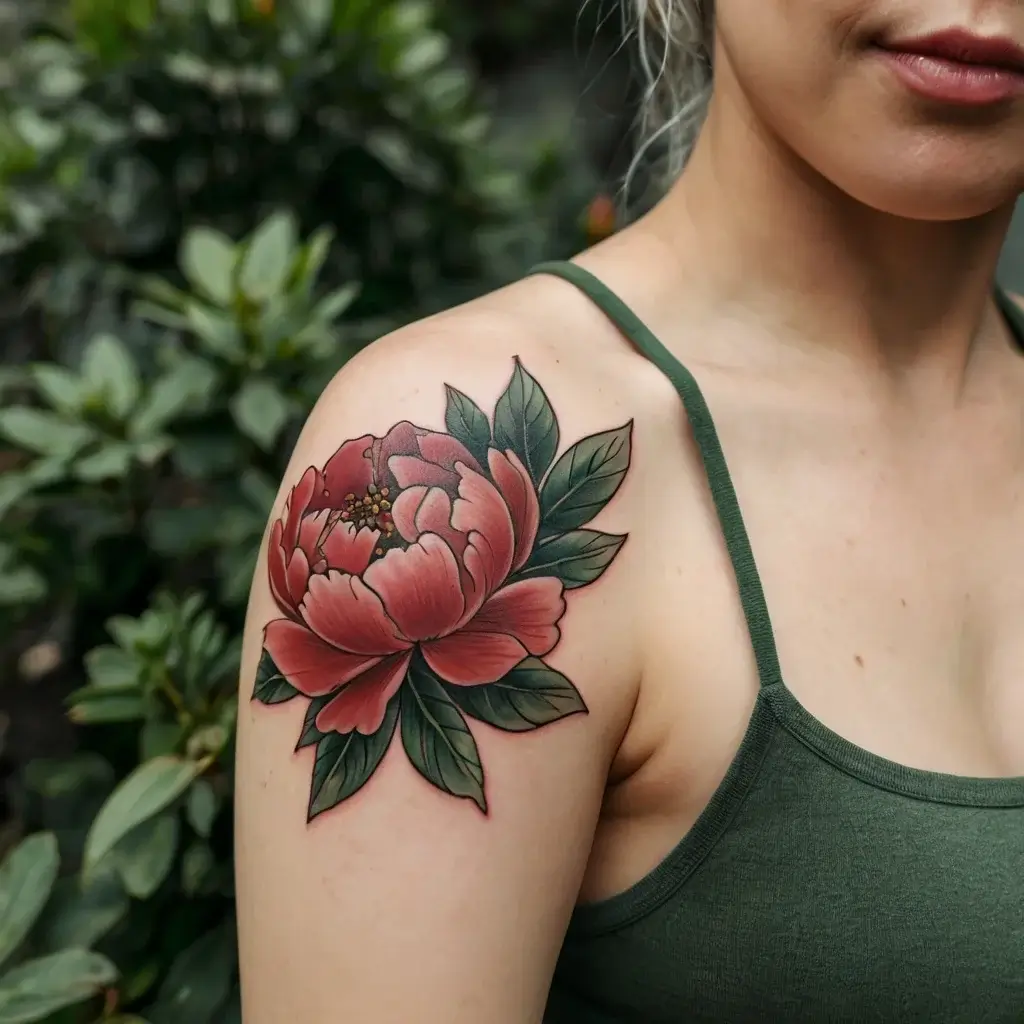 Peony Flower Tattoos (10)