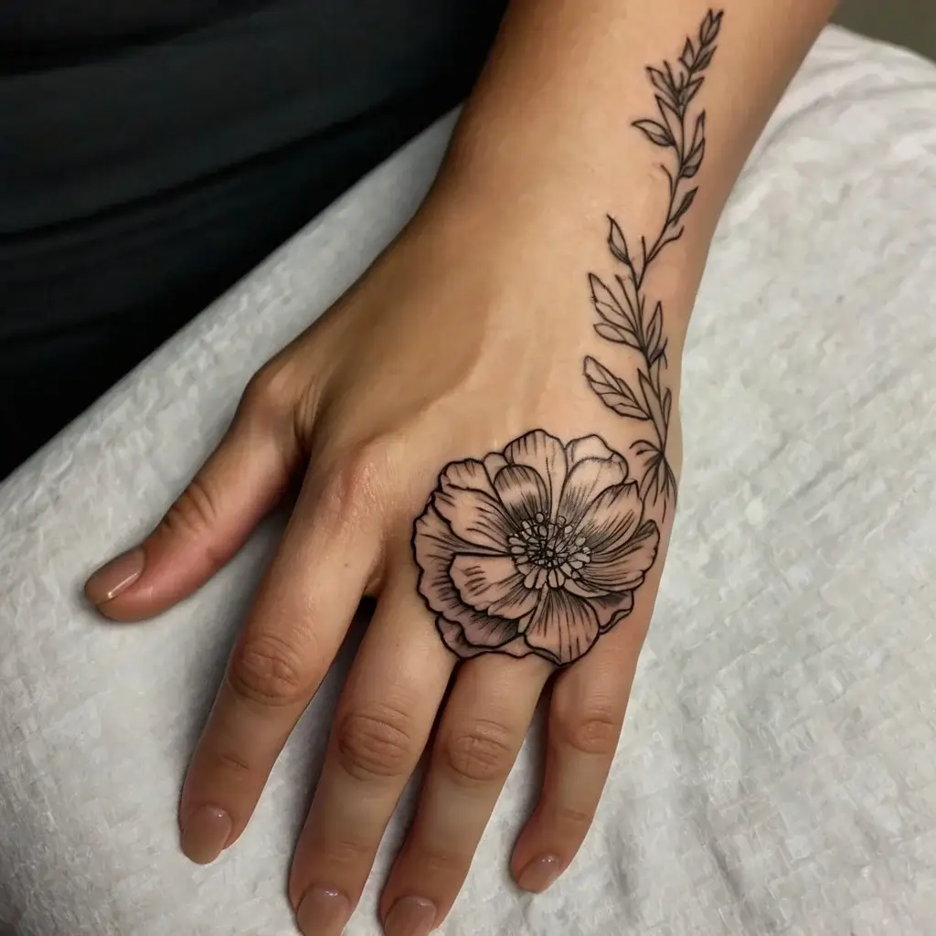 Peony Flower Tattoos (11)