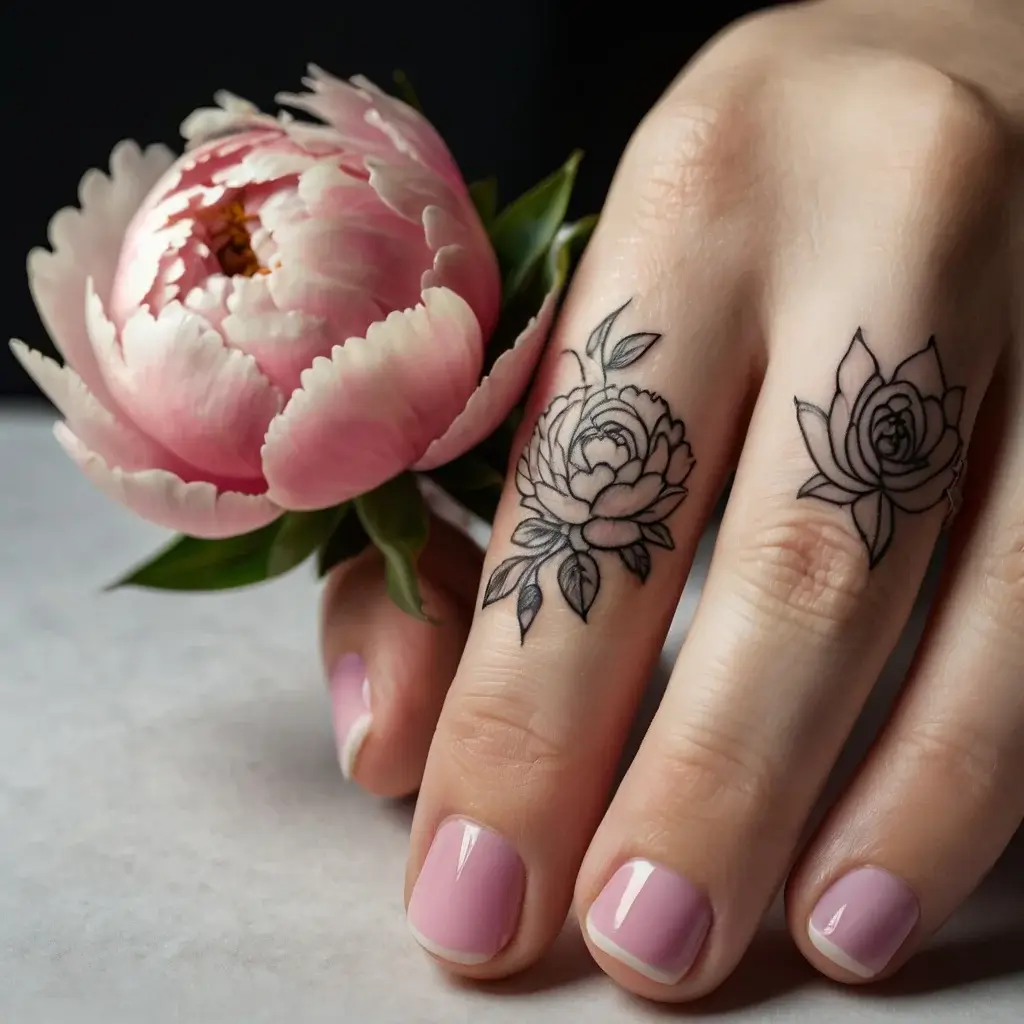 Peony Flower Tattoos (15)