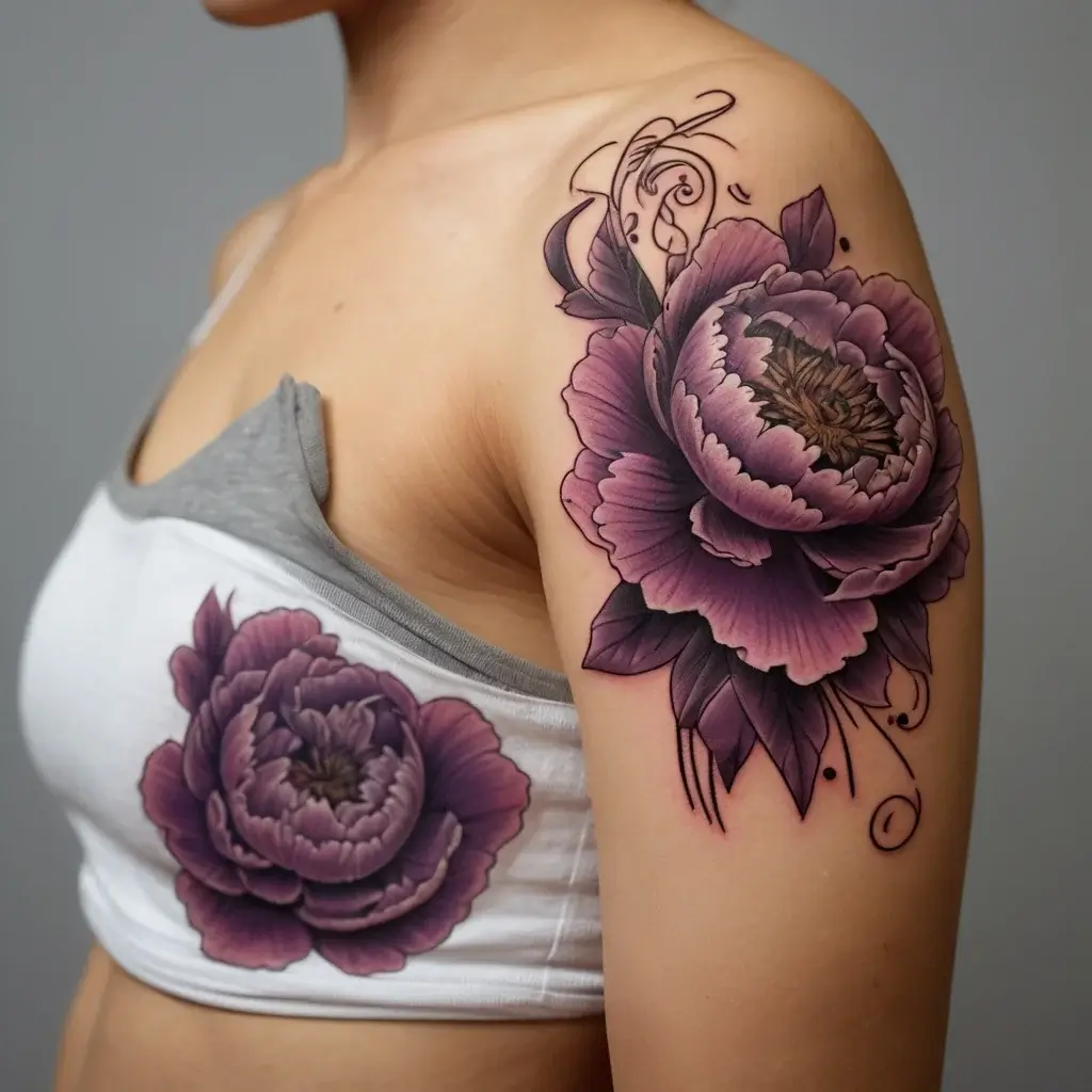 Peony Flower Tattoos (17)