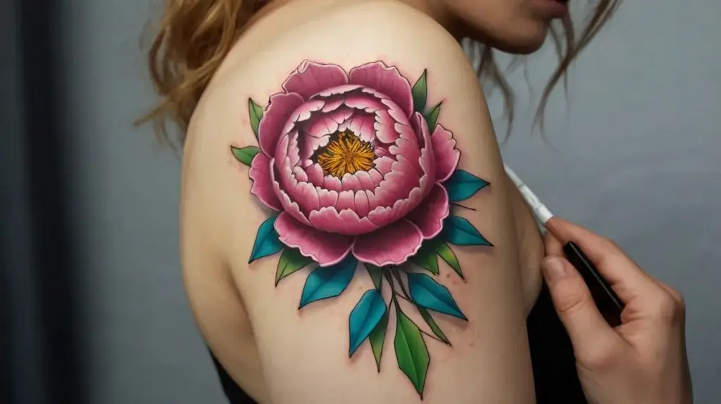 Peony Flower Tattoos (19)