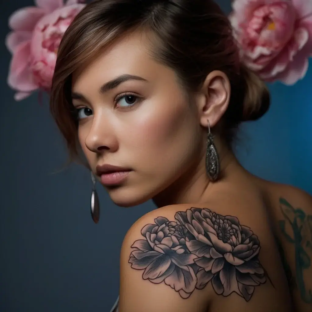 Peony Flower Tattoos (22)