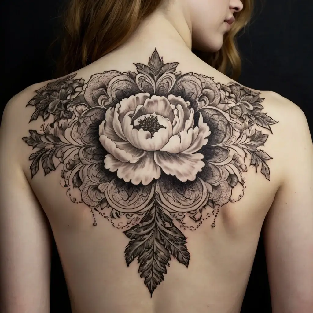 Peony Flower Tattoos (29)