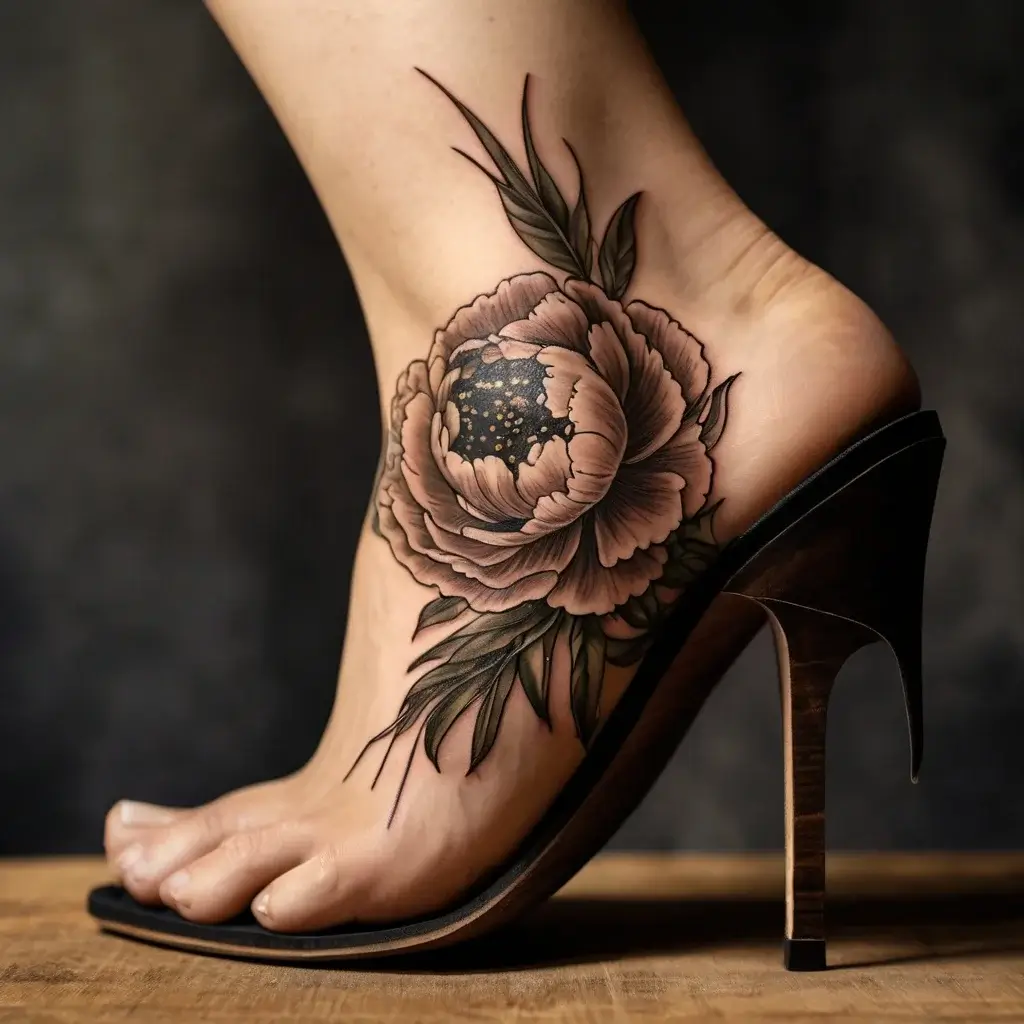 Peony Flower Tattoos (32)