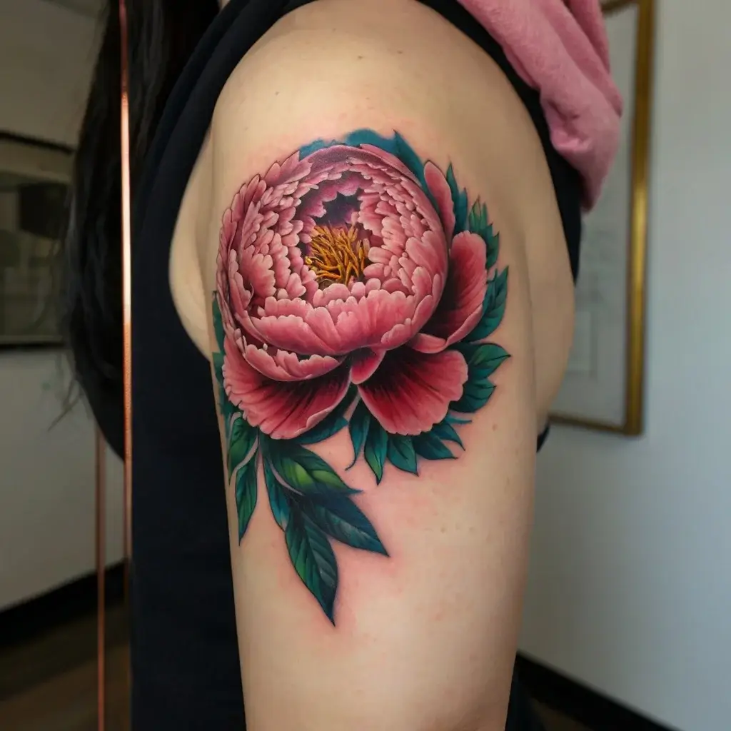 Peony Flower Tattoos (34)