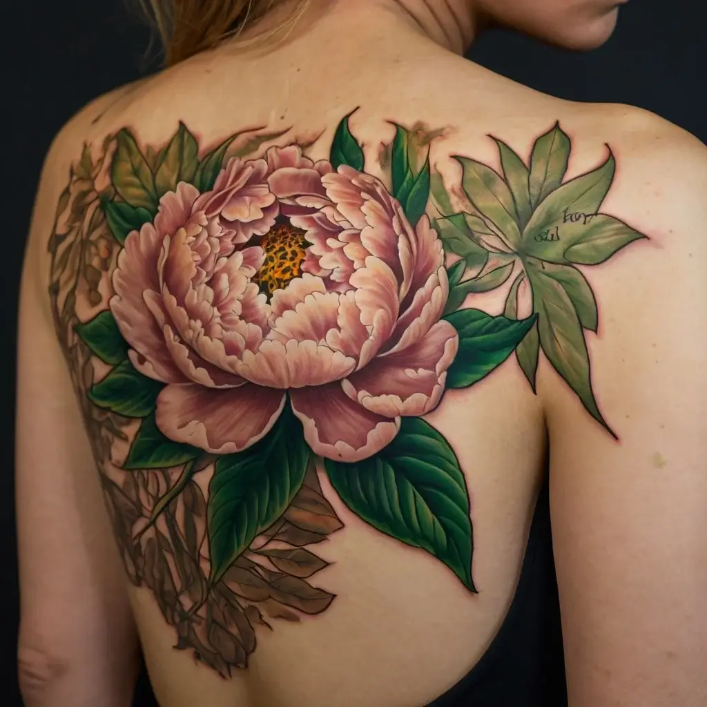 Peony Flower Tattoos (35)