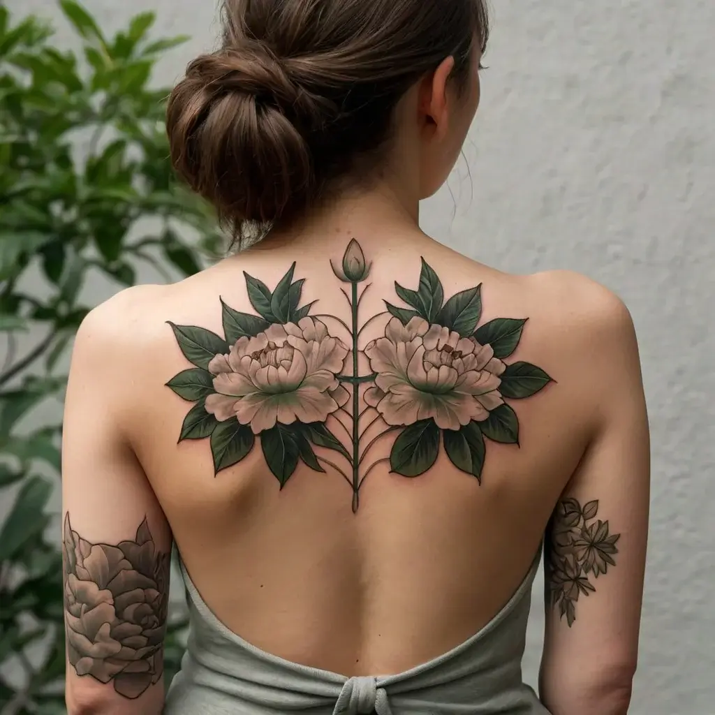 Peony Flower Tattoos (42)