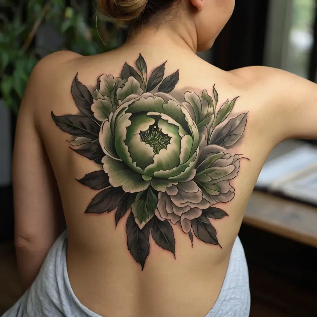 Peony Flower Tattoos (43)