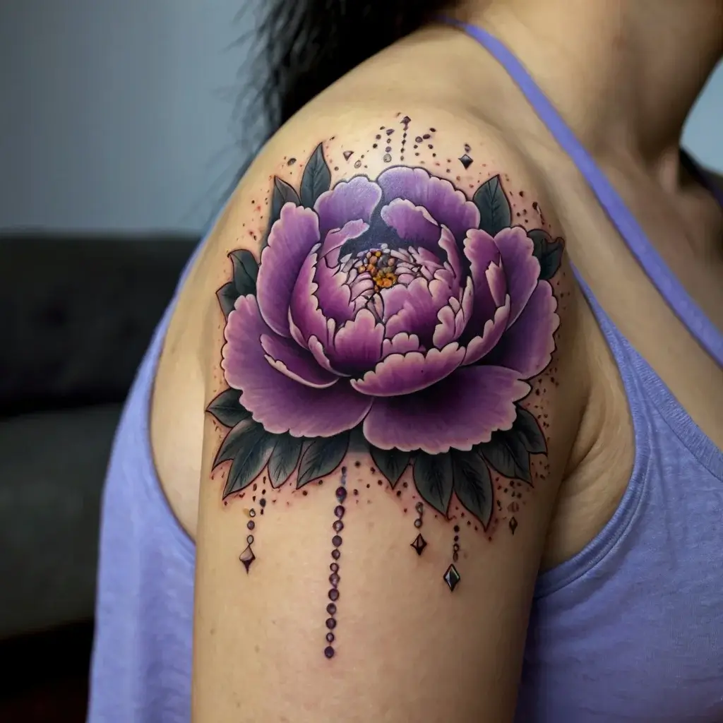 Peony Flower Tattoos (47)