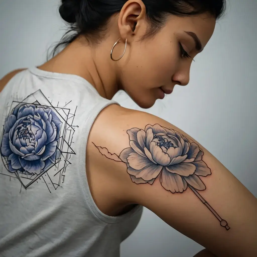 Peony Flower Tattoos (51)