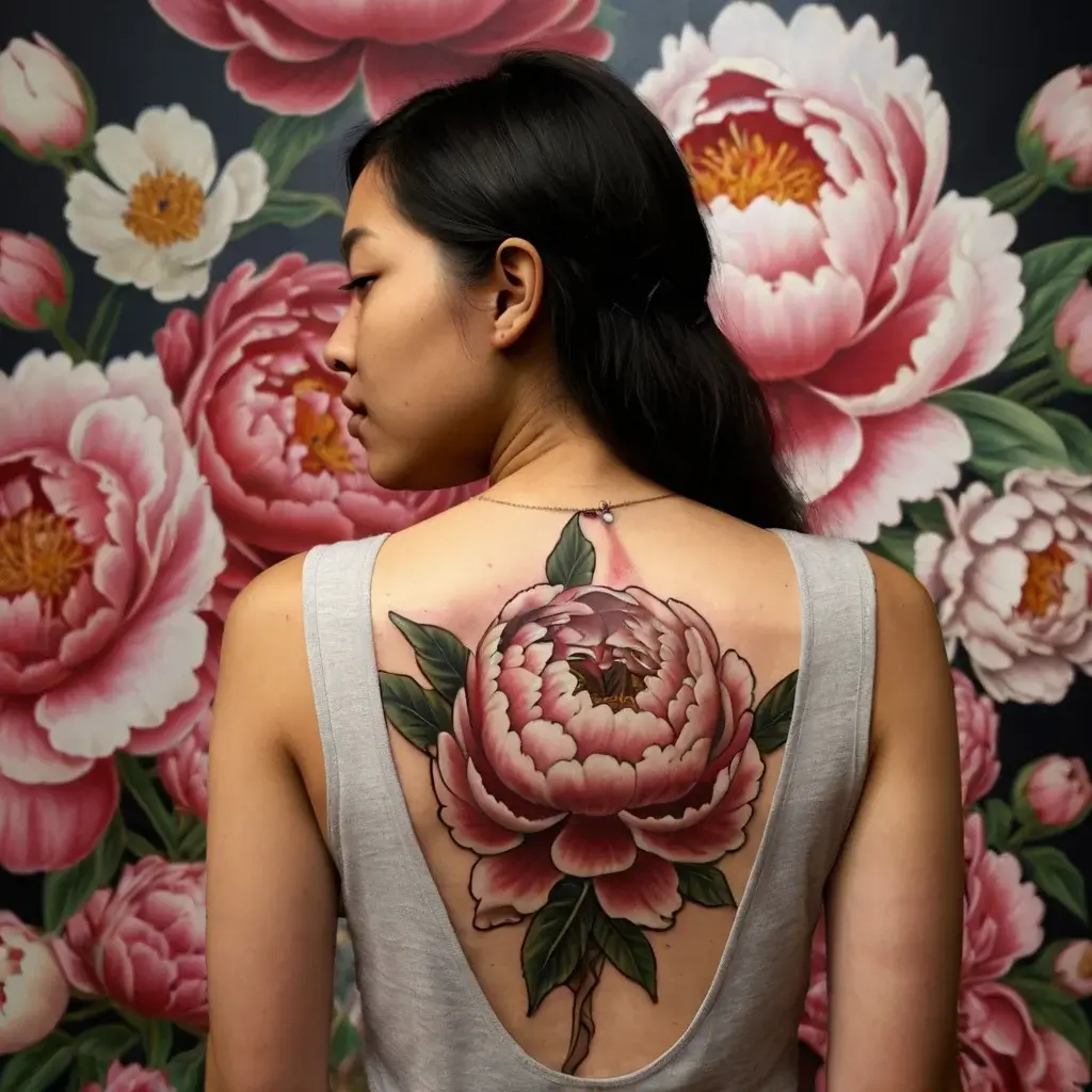 Peony Flower Tattoos (52)