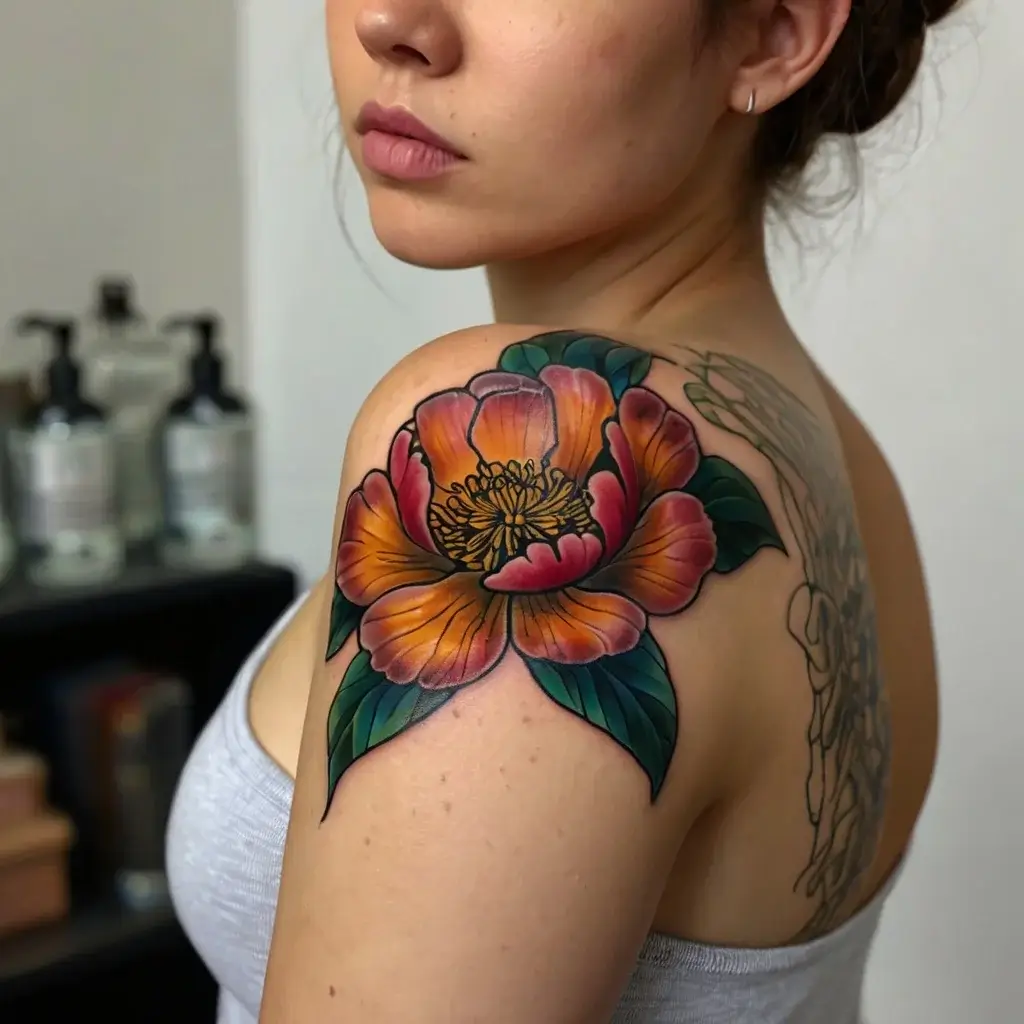 Peony Flower Tattoos (58)