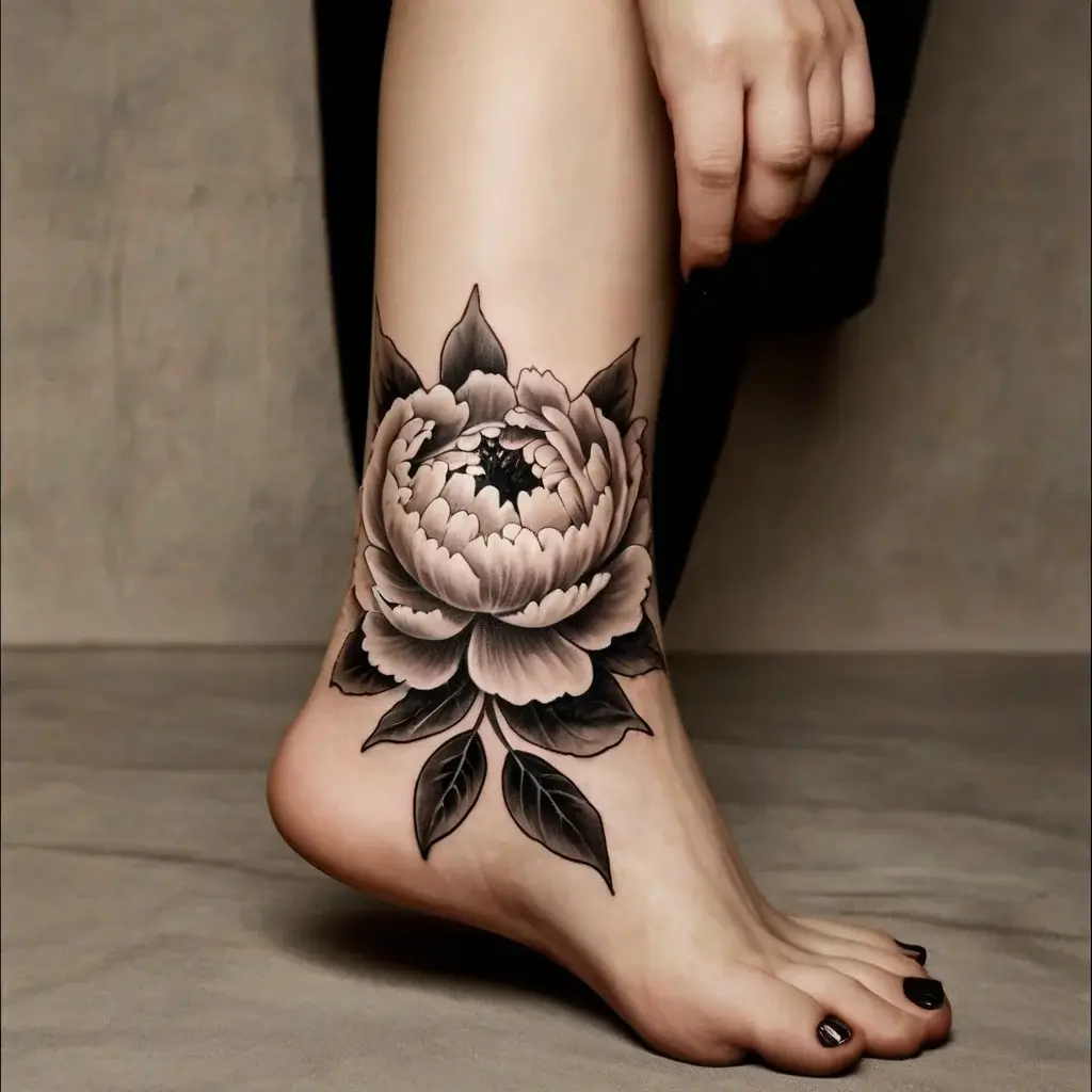 Peony Flower Tattoos (62)