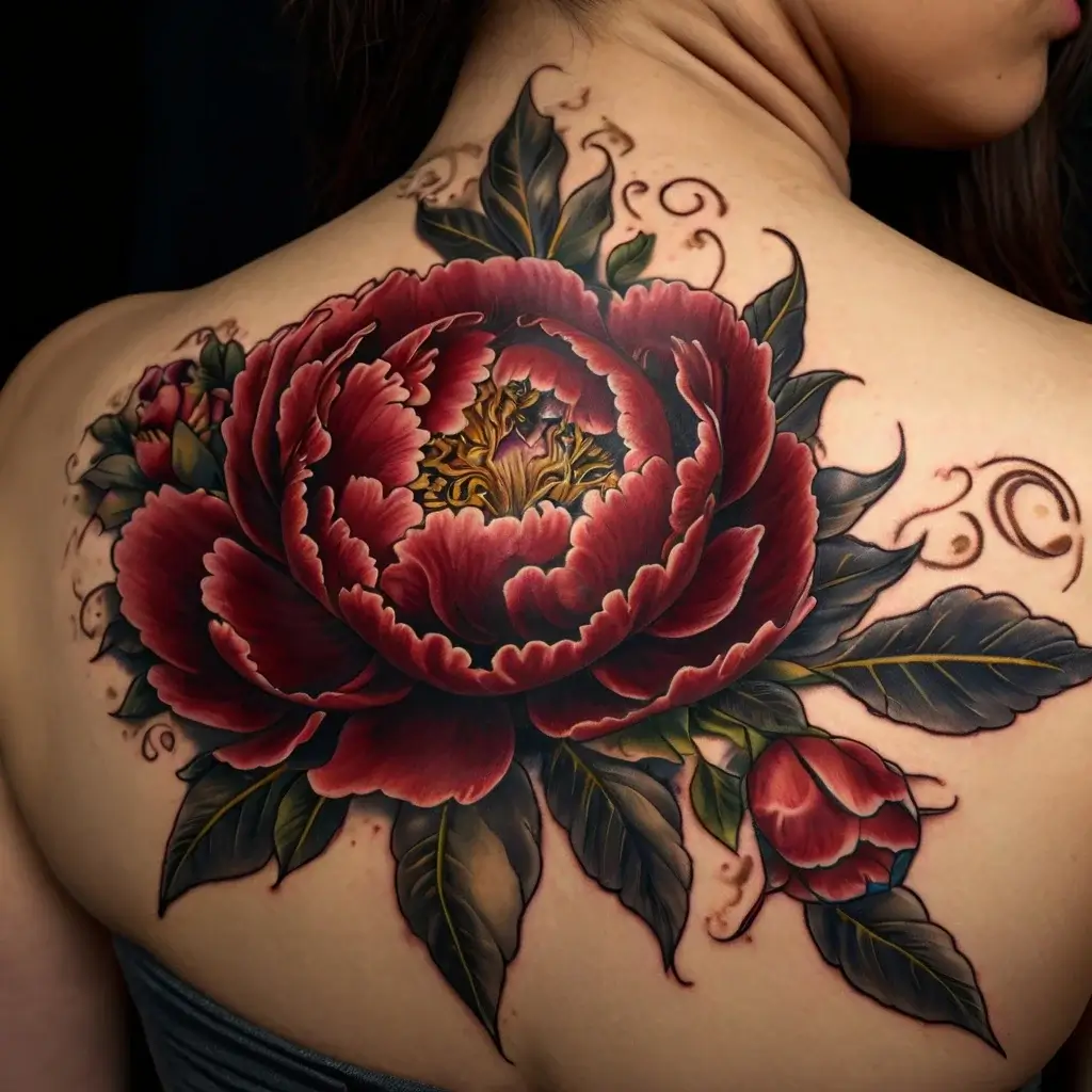 Peony Flower Tattoos (68)