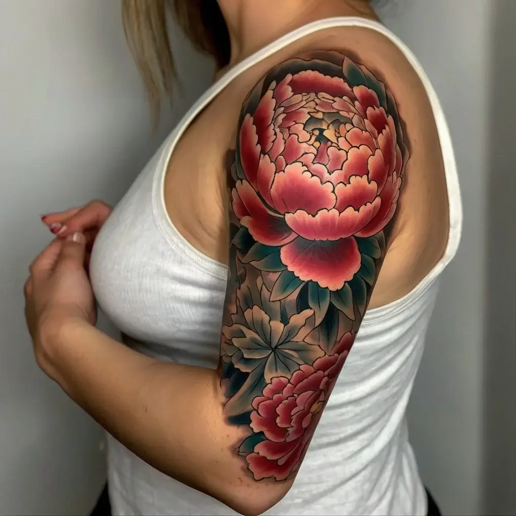 Peony Flower Tattoos (69)