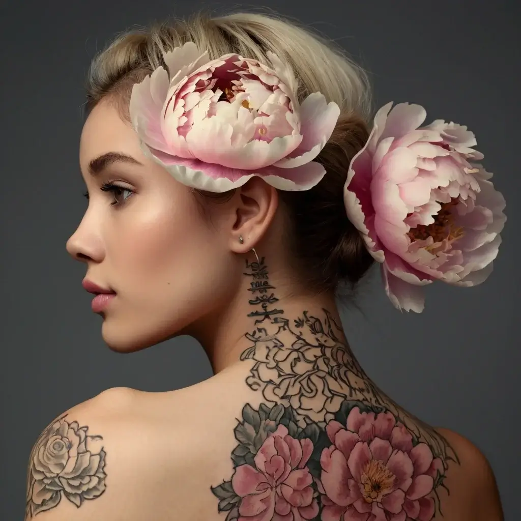 Peony Flower Tattoos (7)