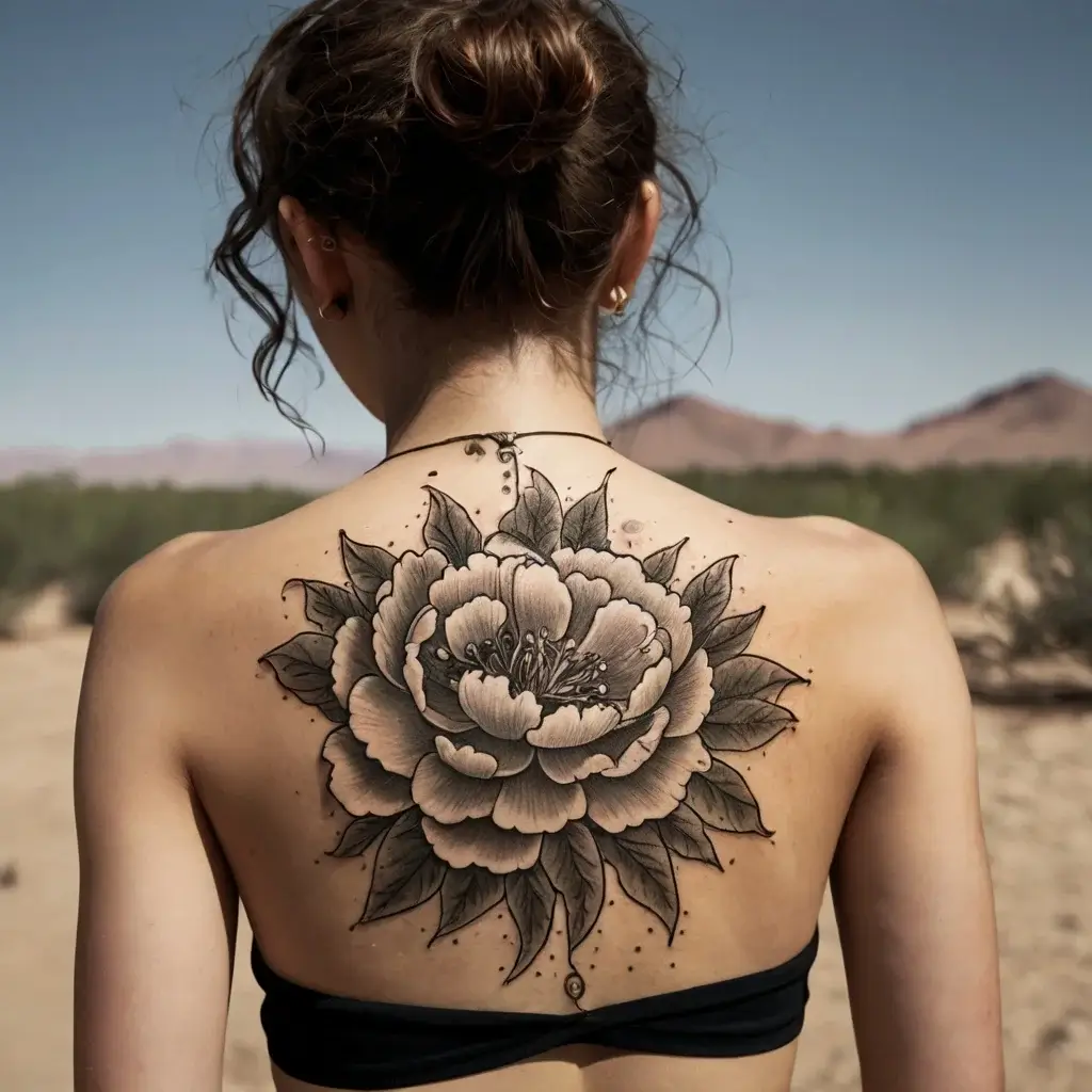 Peony Flower Tattoos (74)