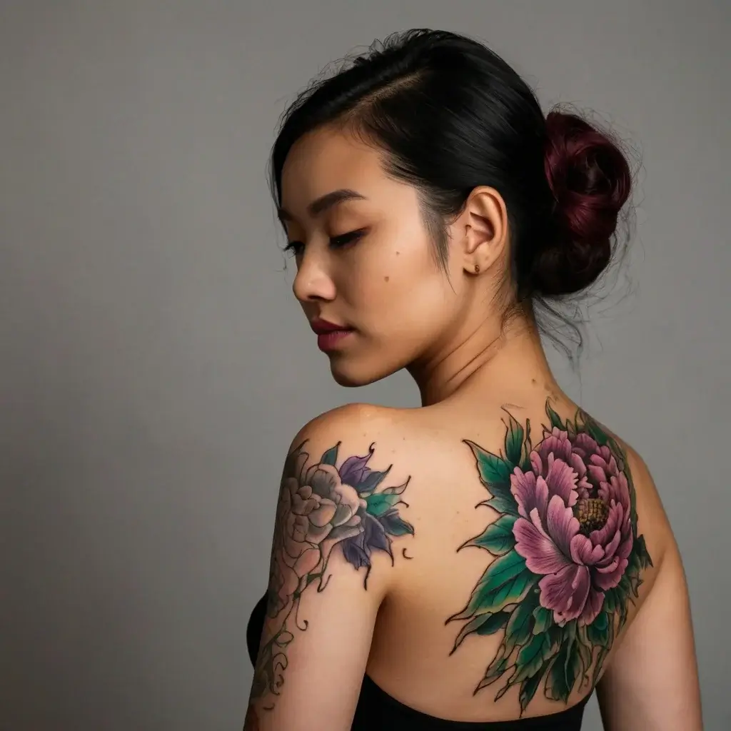 Peony Flower Tattoos (77)