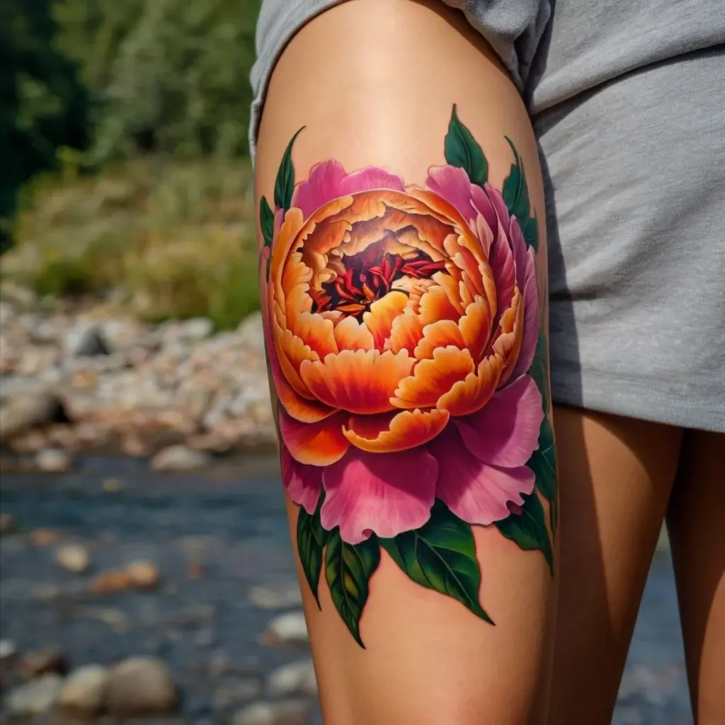 Peony Flower Tattoos (86)