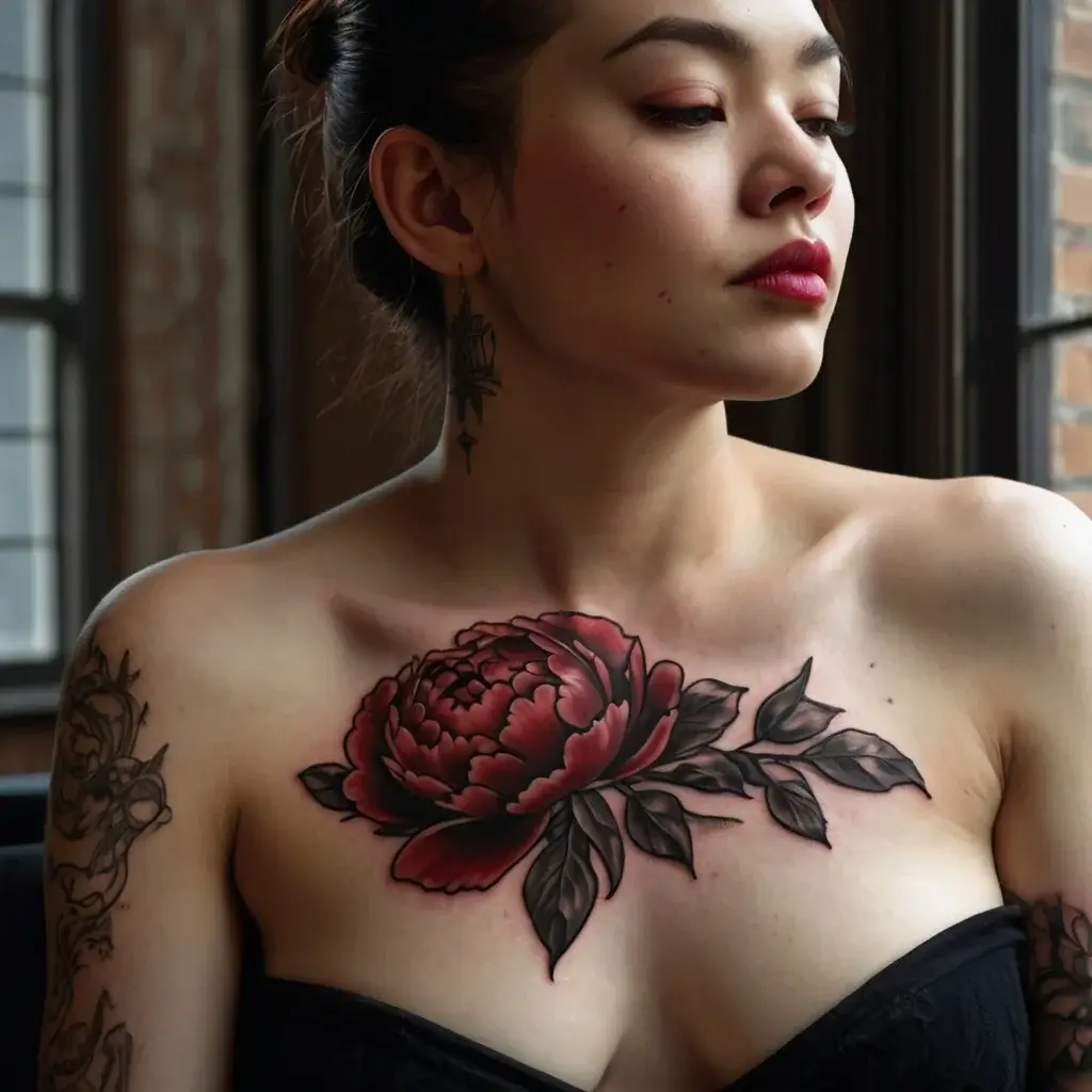 Peony Flower Tattoos (87)