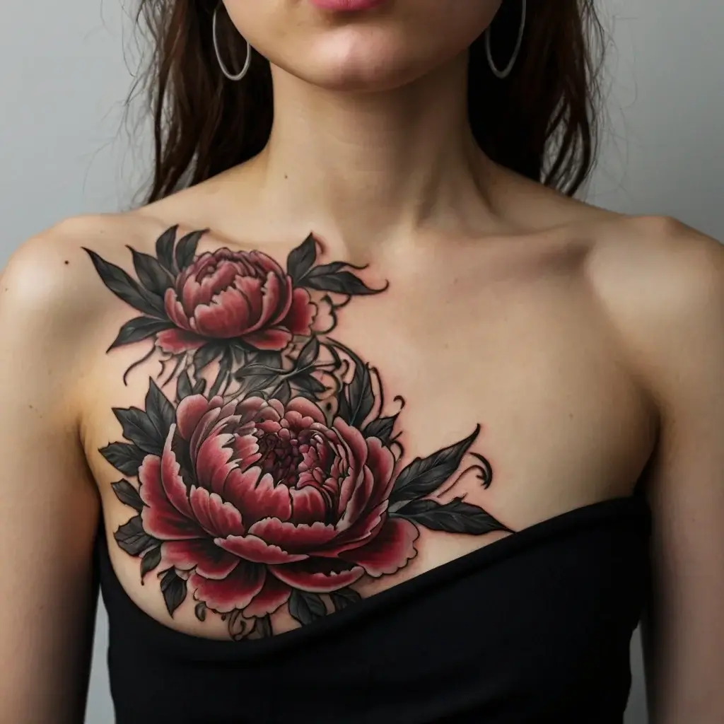 Peony Flower Tattoos (88)