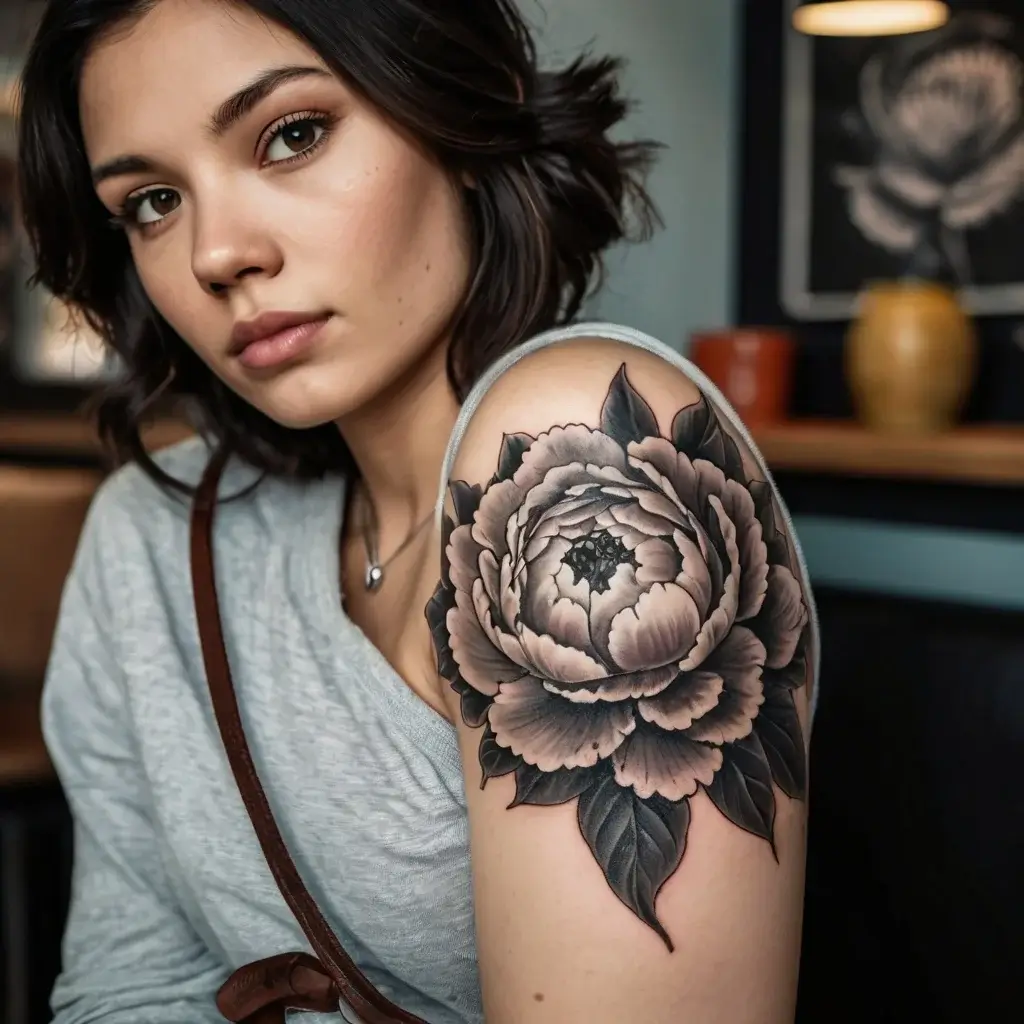 Peony Flower Tattoos (89)