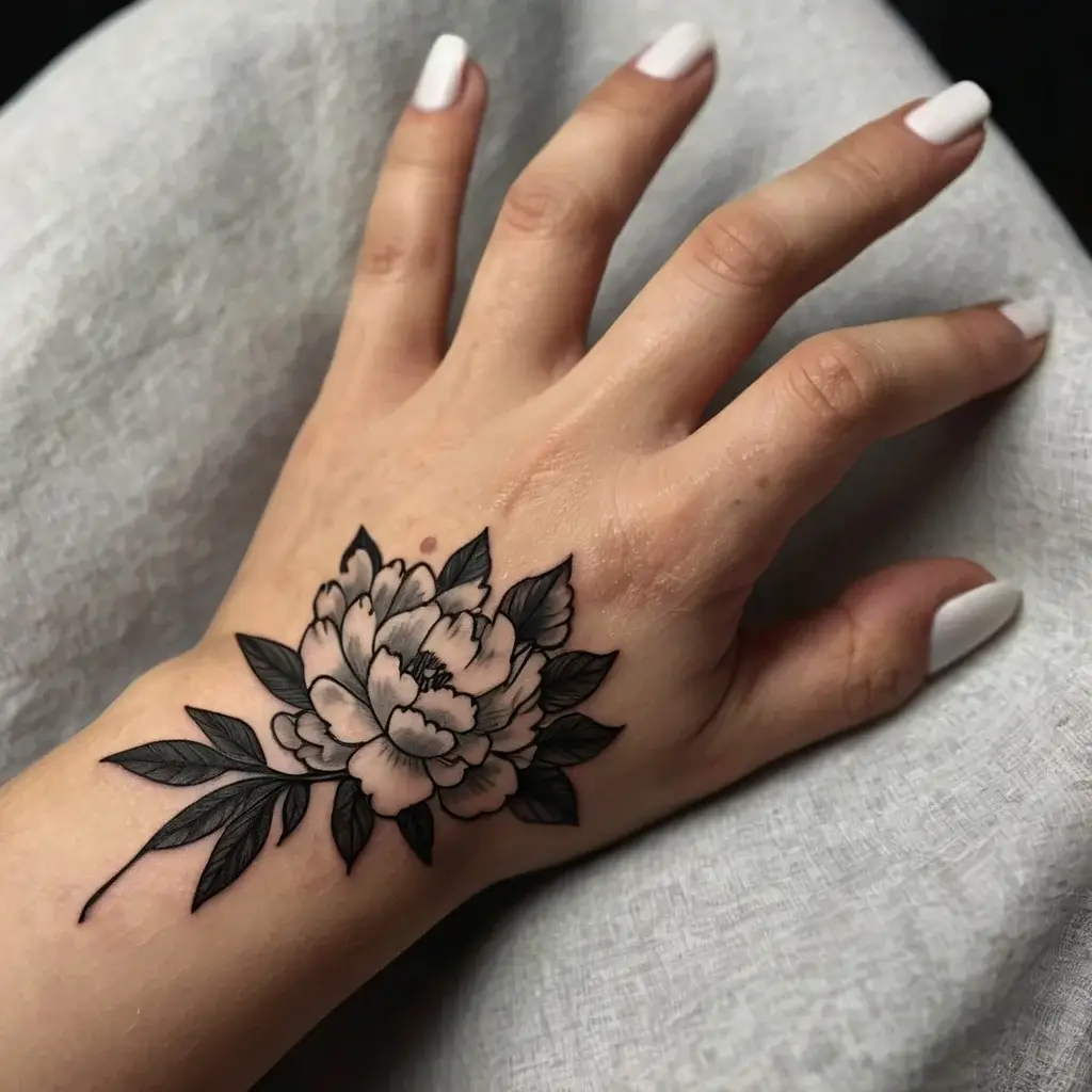 Peony Flower Tattoos (9)