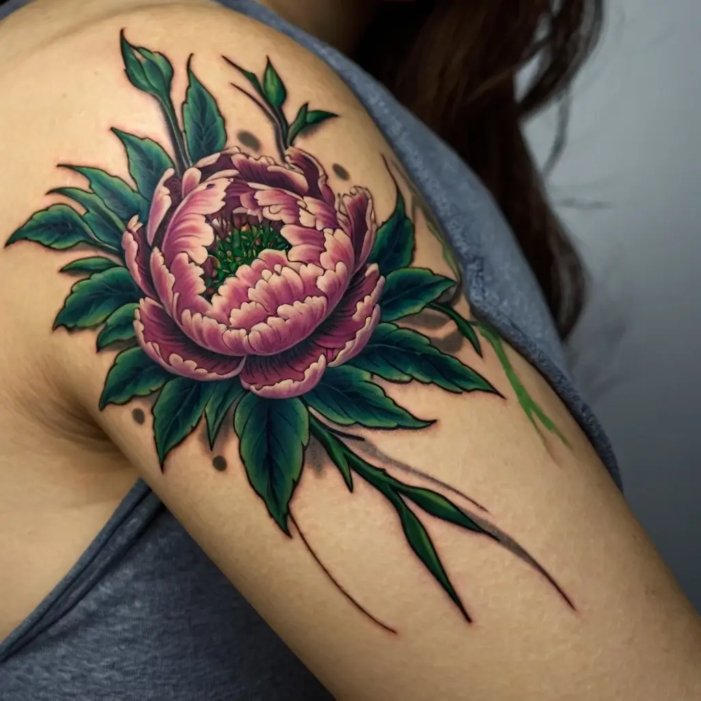 Peony Flower Tattoos (90)