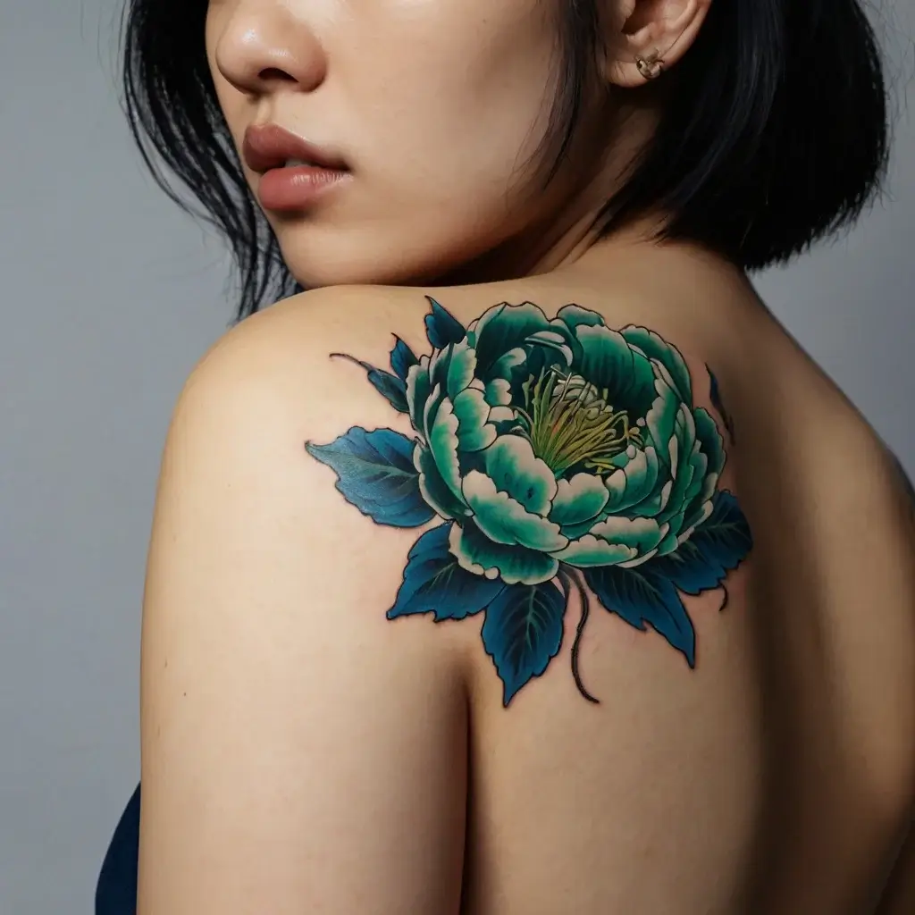 Peony Flower Tattoos (91)