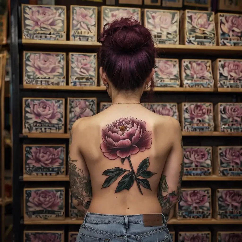 Peony Flower Tattoos (96)