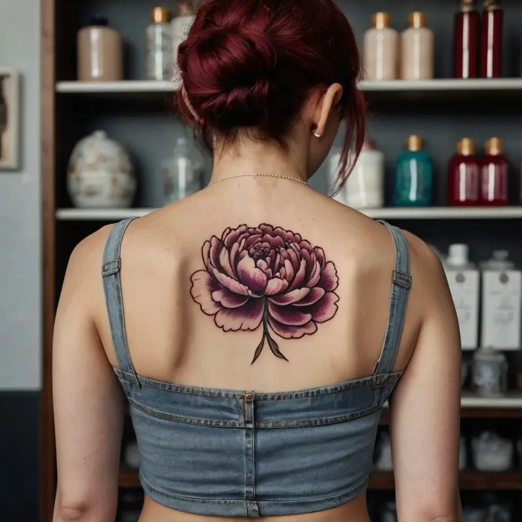 Peony Flower Tattoos (97)