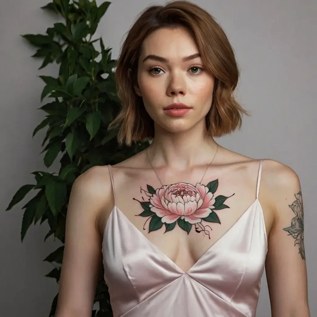 Peony Flower Tattoos (98)