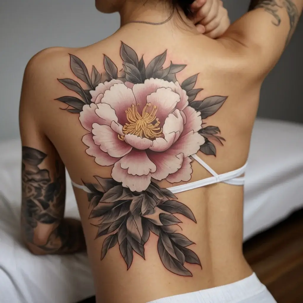 Peony Flower Tattoos (99)