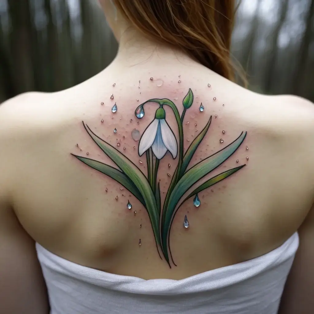 Snowdrop Flower Tattoos (1)