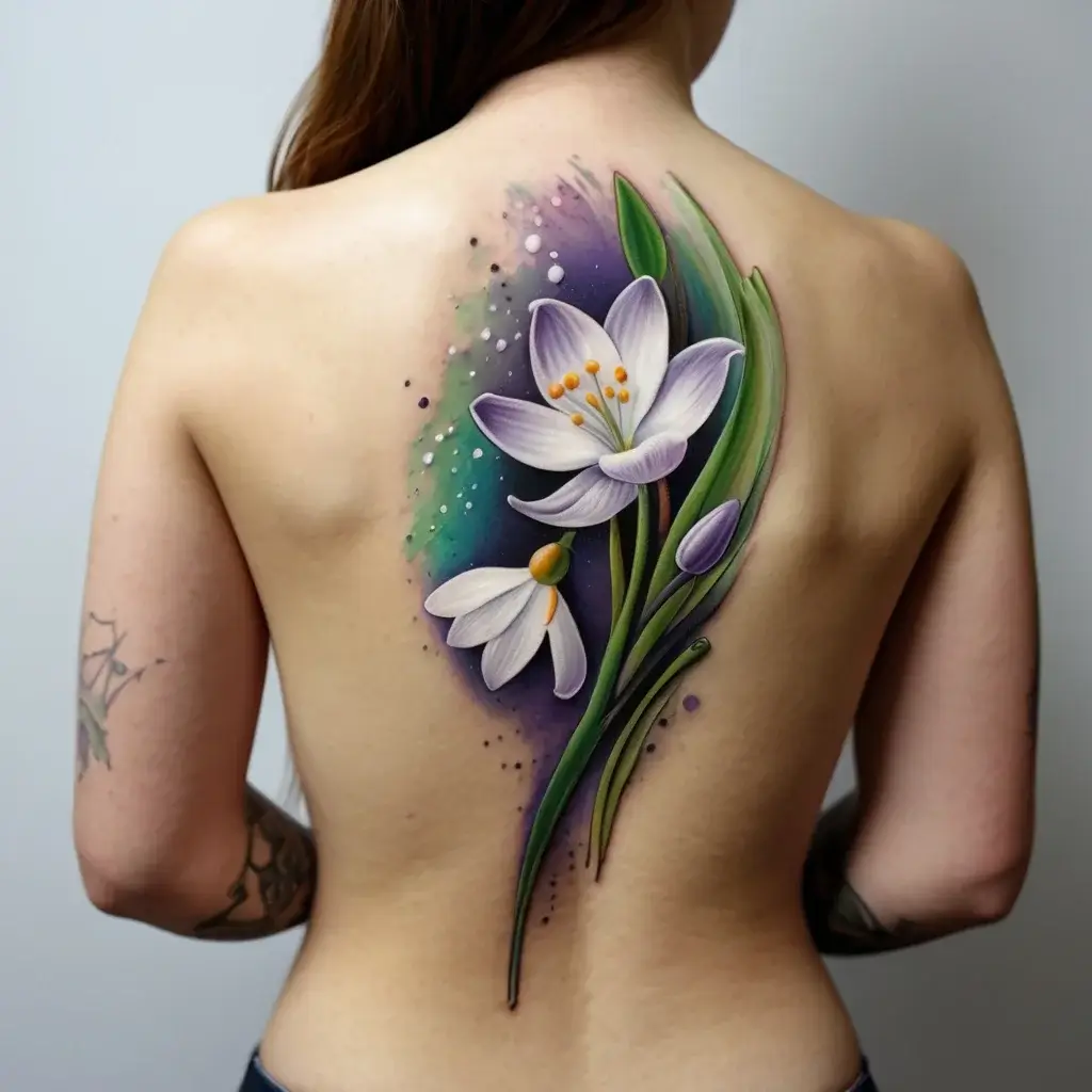 Snowdrop Flower Tattoos (10)