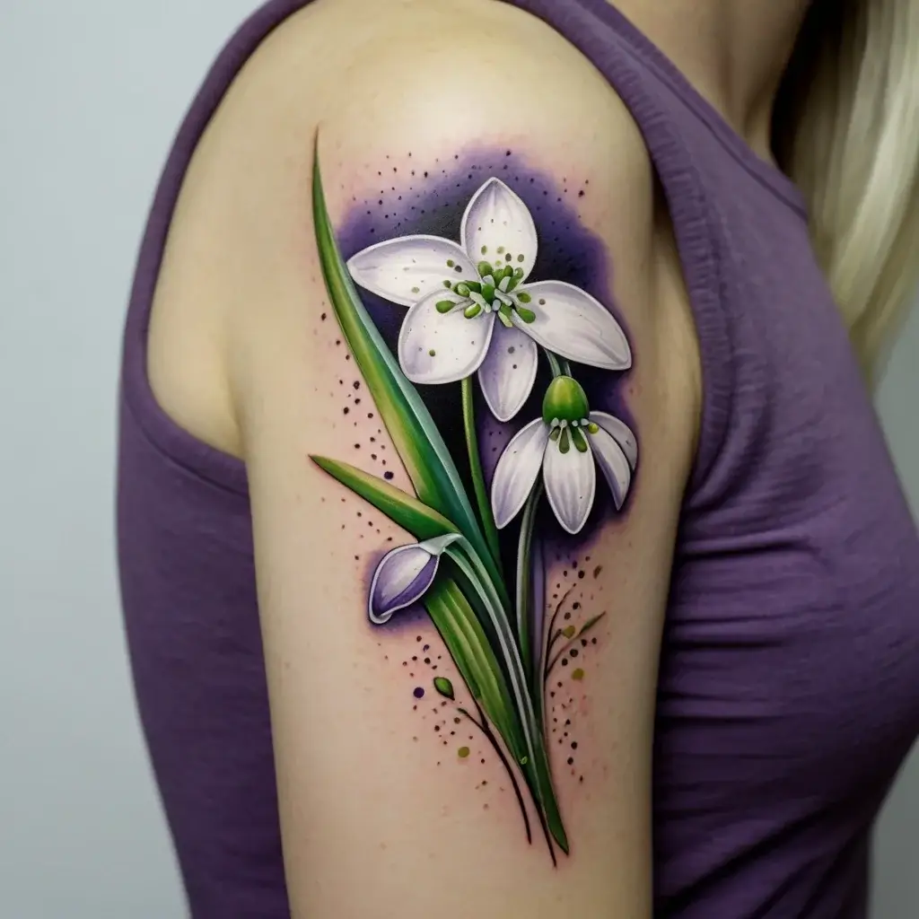 Snowdrop Flower Tattoos (12)