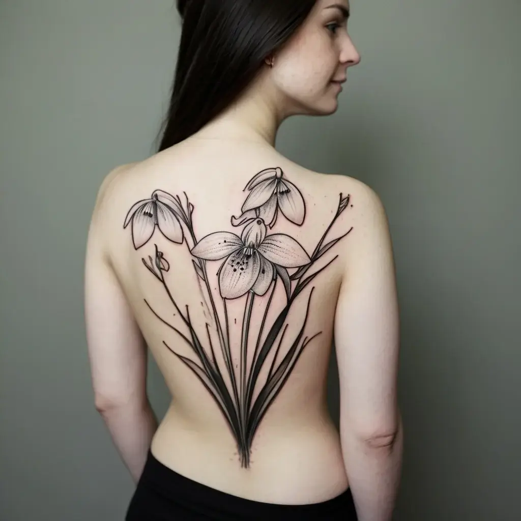 Snowdrop Flower Tattoos (13)