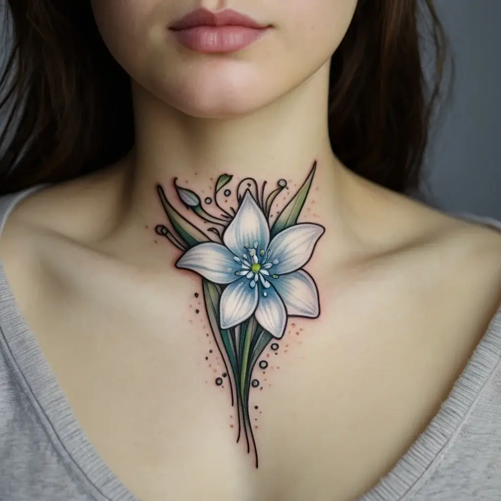 Snowdrop Flower Tattoos (3)