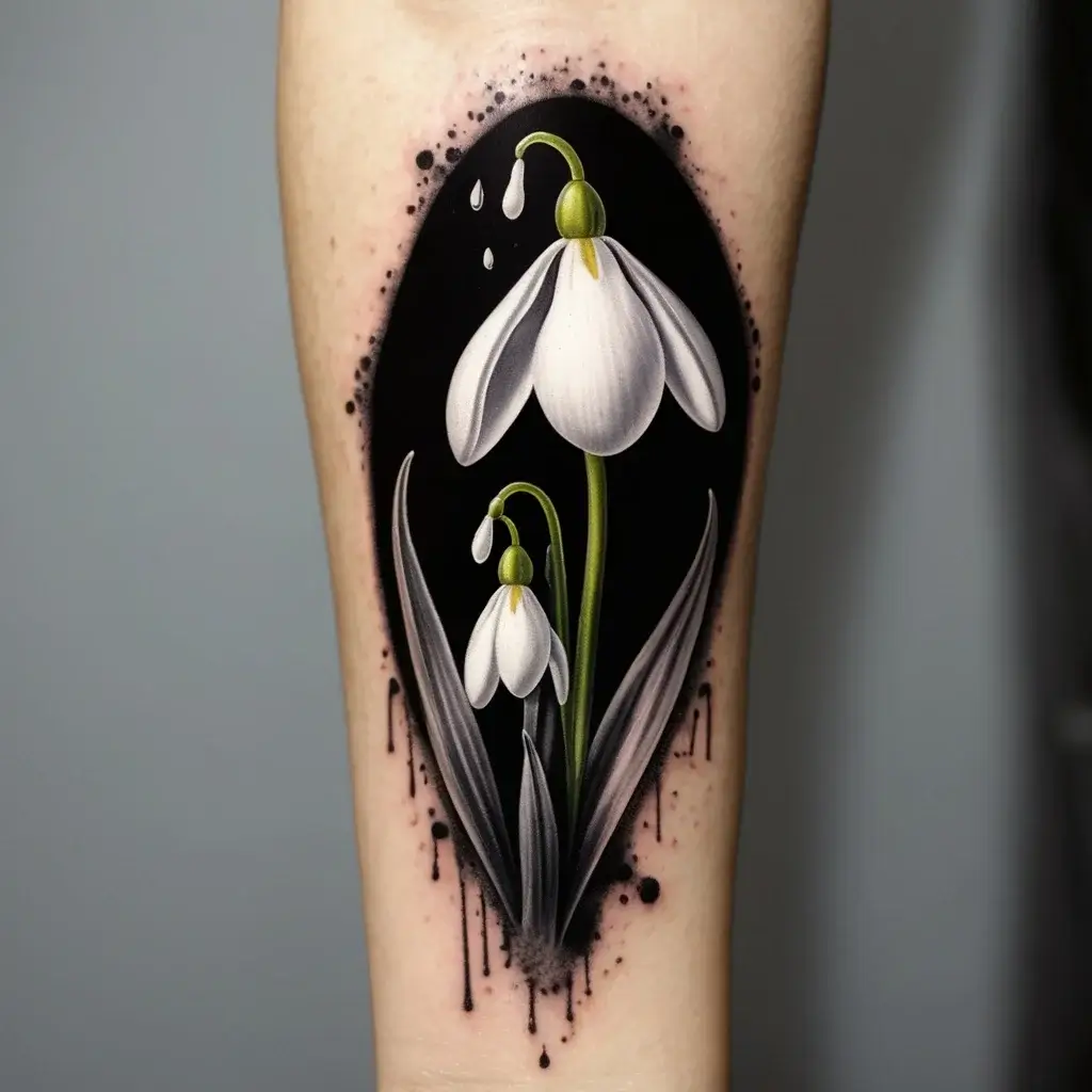 Snowdrop Flower Tattoos (30)