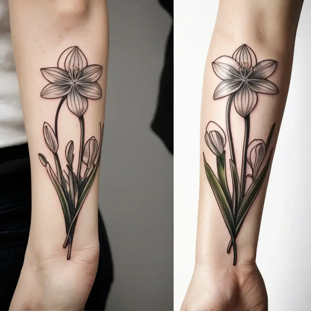 Snowdrop Flower Tattoos (38)