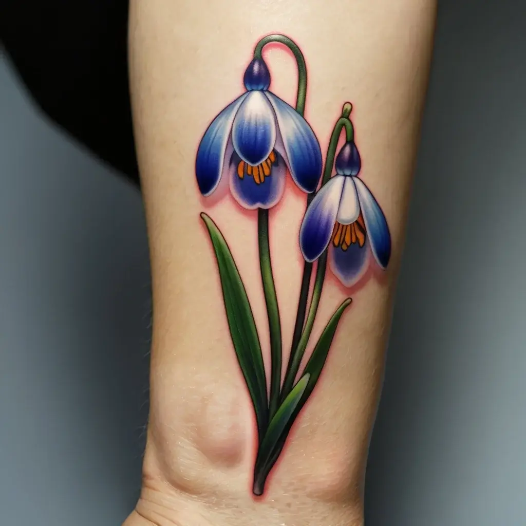 Snowdrop Flower Tattoos (4)