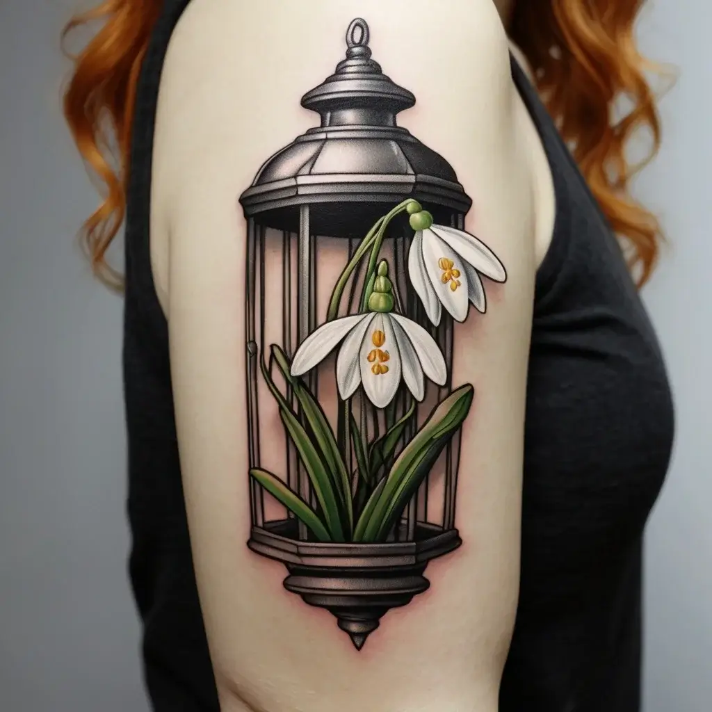 Snowdrop Flower Tattoos (41)