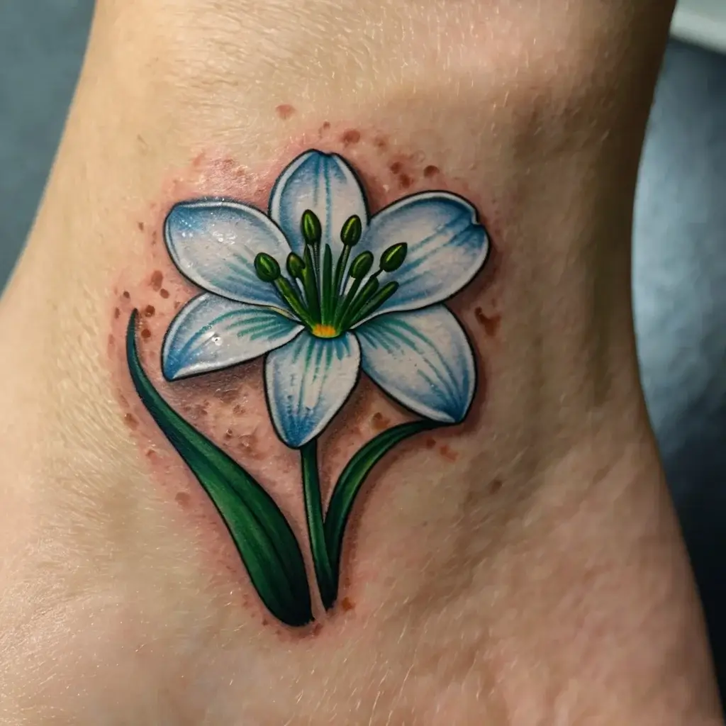 Snowdrop Flower Tattoos (42)