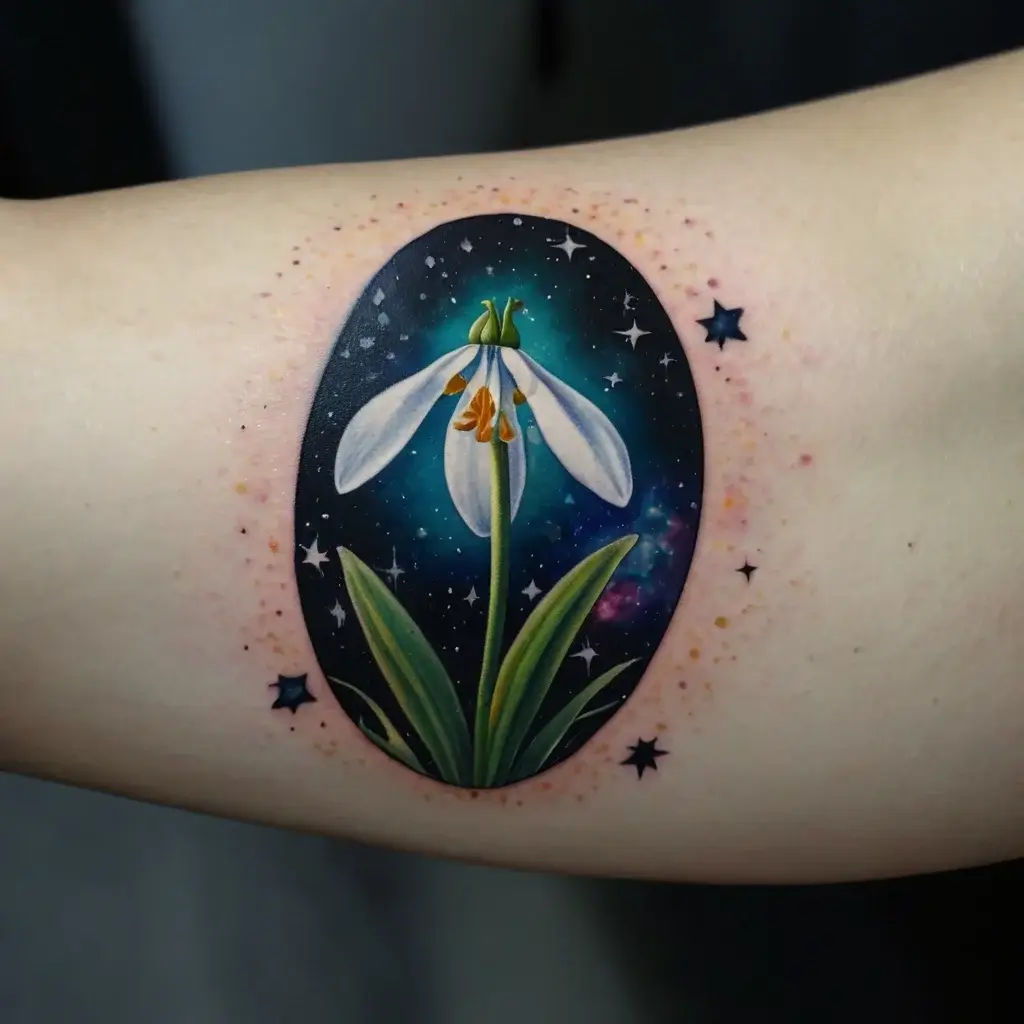 Snowdrop Flower Tattoos (45)