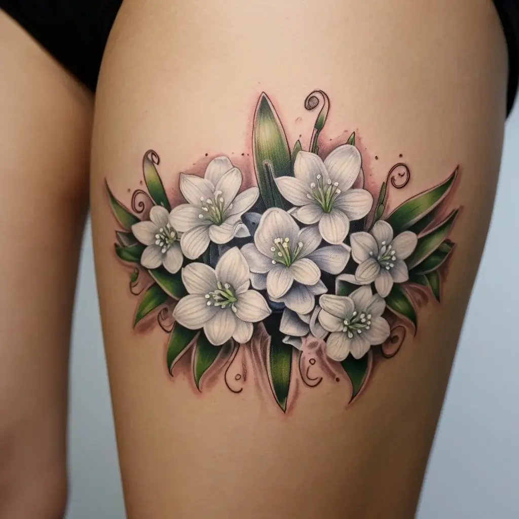 Snowdrop Flower Tattoos (48)